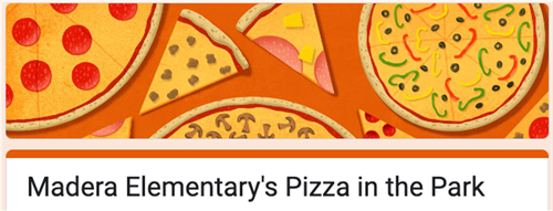  PIZZA IN THE PARK - Thursday, August 25